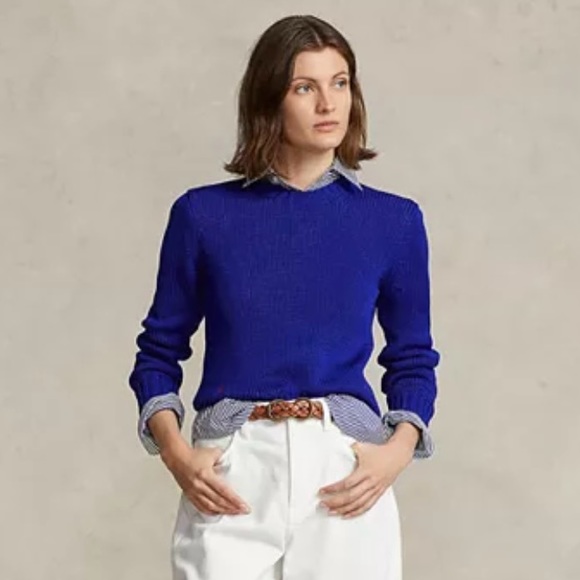 Ralph Lauren Sweaters - Ralph Lauren Women’s Cotton Crewneck Sweater NWT